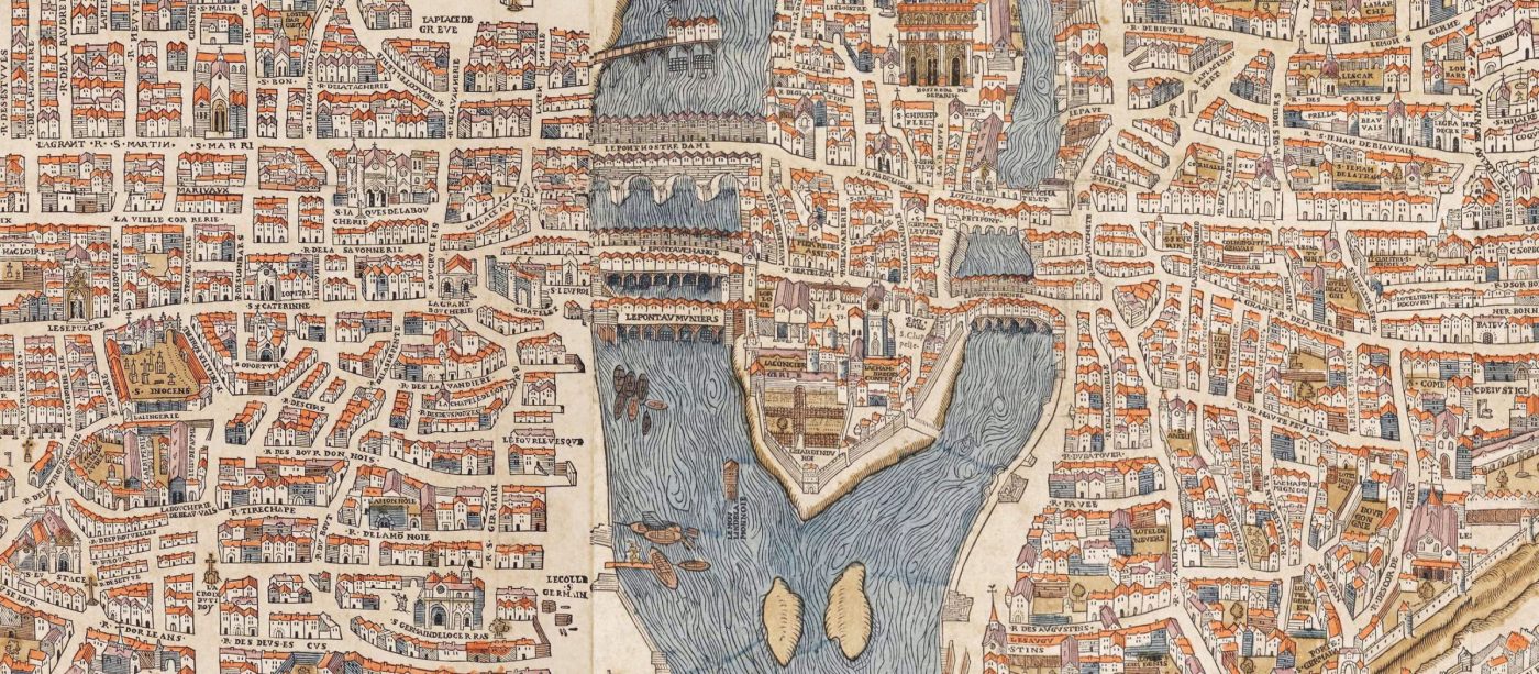 carte Paris 1550