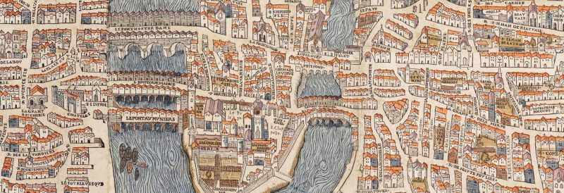 carte de Paris 1550