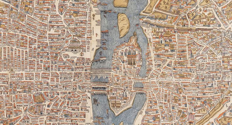 Plan de Paris 1550
